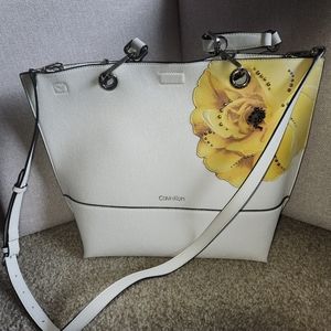 Calvin Klein Floral tote